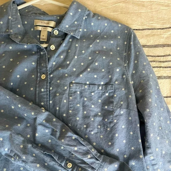 Boys J crew Button Up Long Sleeve - Picture 1 of 5